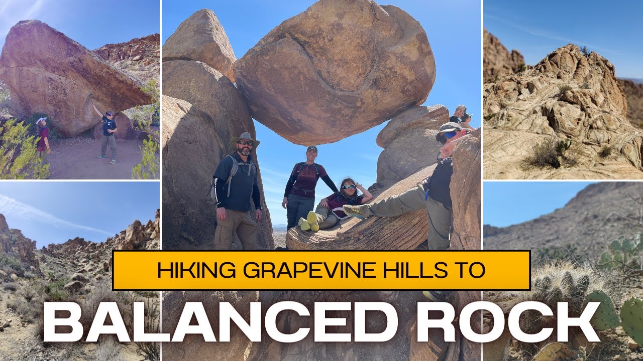 Hiking to Balanced Rock via Grapevine Hills Trail in Big Bend National Park