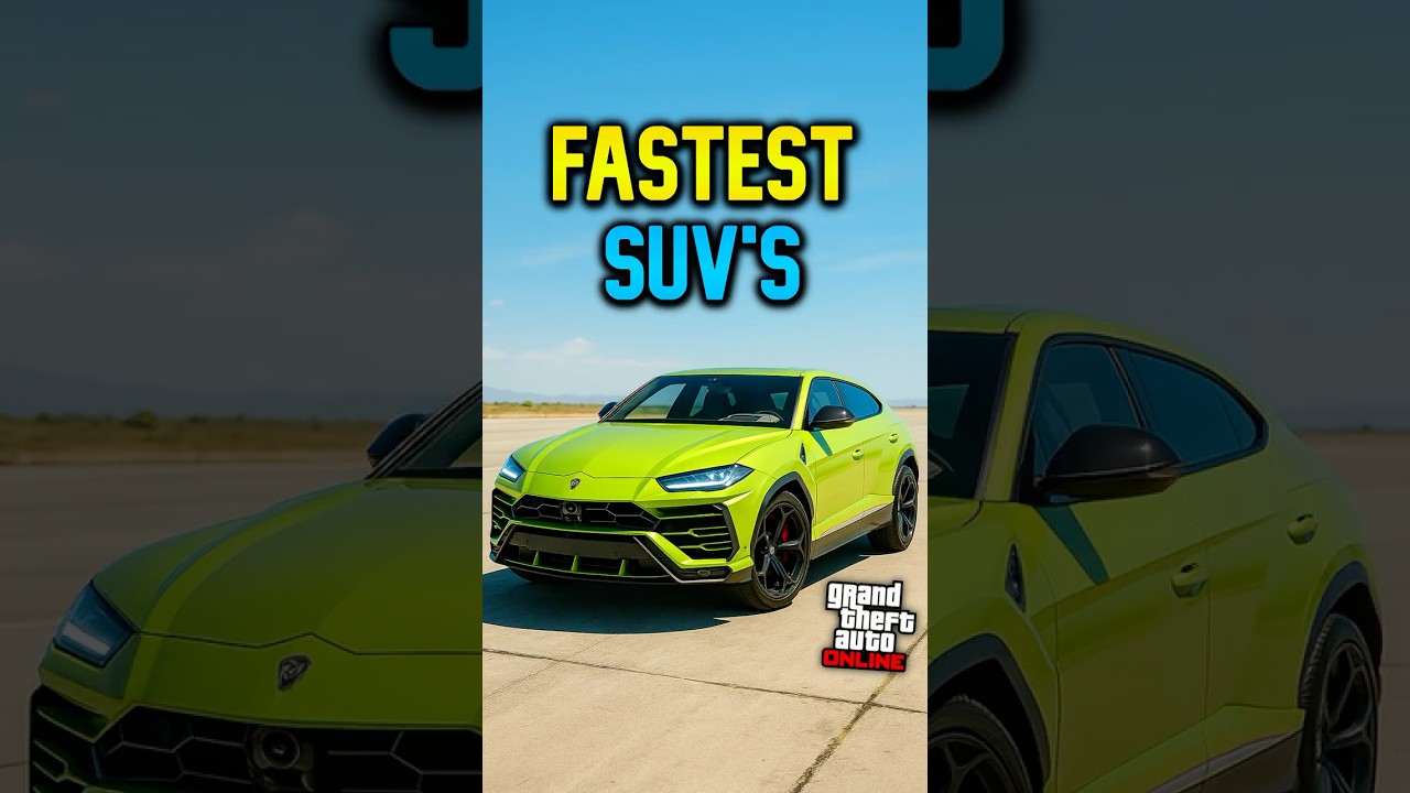 Top 3 FASTEST SUV's In GTA Online!