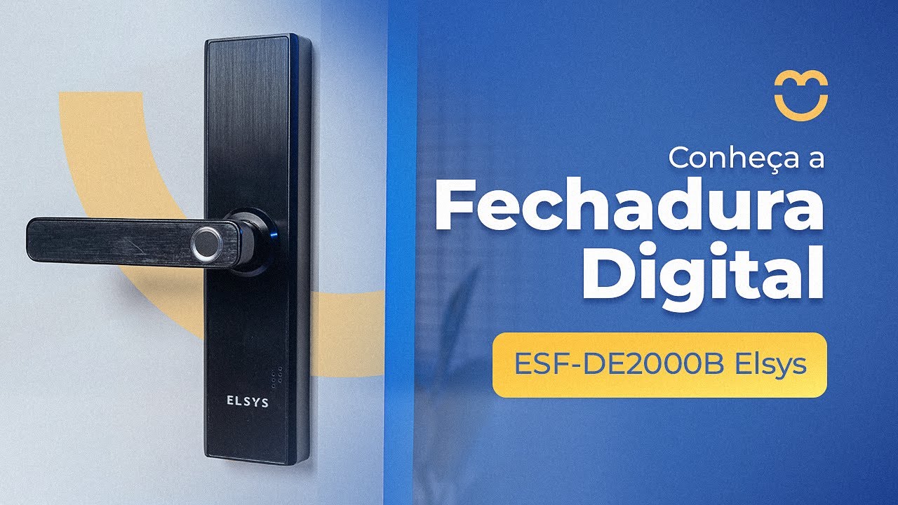 Tudo sobre a Fechadura Digital ESF DE2000B Elsys | Melhor Compra