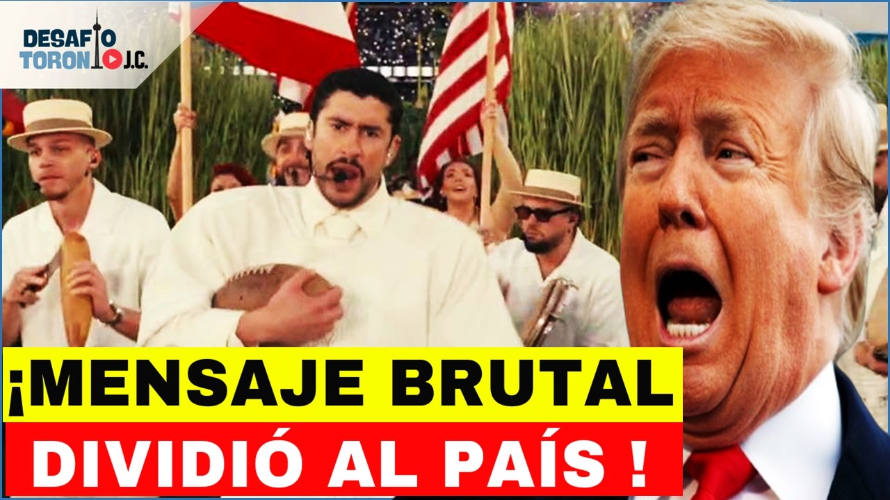 &iexcl;BAD BUNNY Humilla a TRUMP en el Show del Super Bowl!  GOLPE LATINO! | DesafioTorontoJC