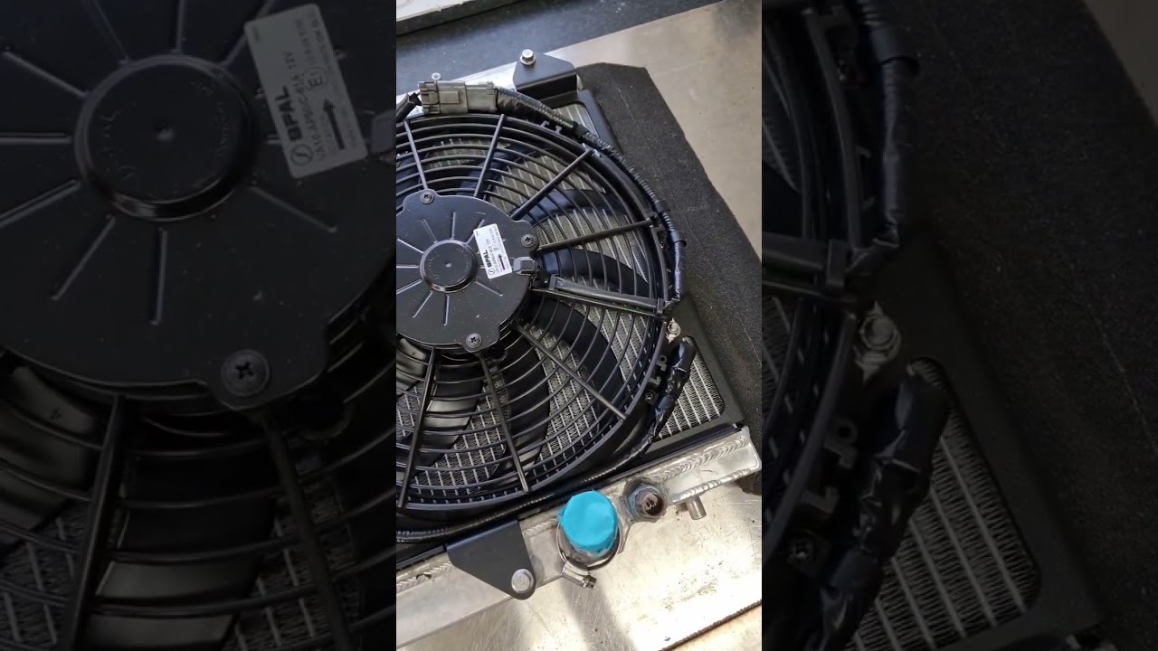 Dual SPAL Fan Shround for a Civic EP3 TypeR by T7 Design / ExoRacing