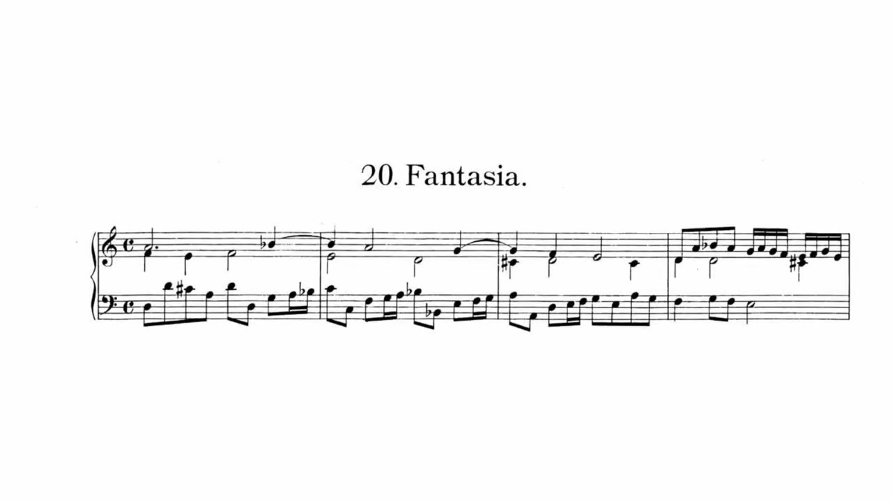 J. Pachelbel - Fantasia primi toni | P. 124 (Hauptwerk - Mietke Cembalo)