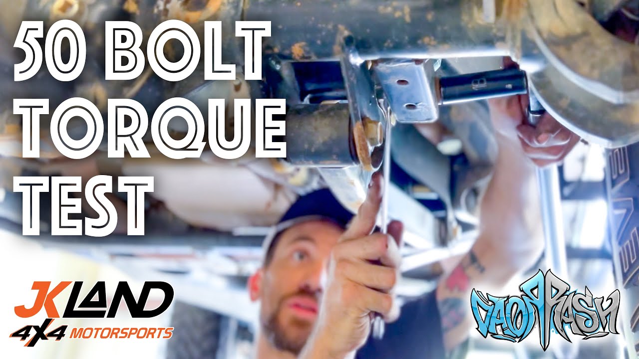 Jeep Wrangler suspension, 50 Bolt Torque Test by JK Land in Douglasville Georgia