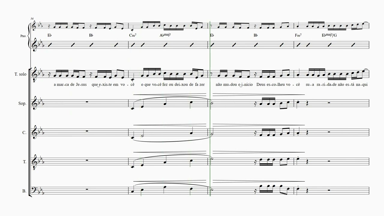 RARIDADE - Anderson Freire [Partitura de Coral/ 🎤 Backing Vocal + Kit Ensaio 🎵 MP3 ]👇PARTITURA PDF👇