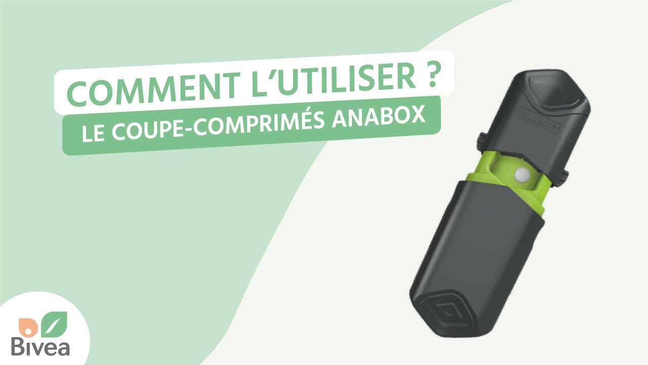 Comment utiliser le coupe-comprimés Anabox ?