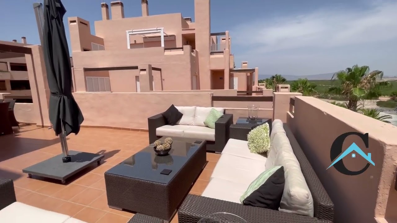 La Isla 3 bedroom corner Apartment with Large Wrap around Terrace on Condado de Alhama Golf Resort