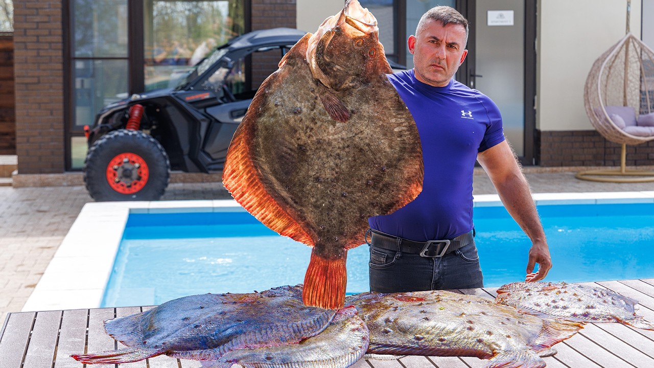 ШАШЛЫК из МОРСКОЙ РЫБЫ у ЮРЫ.