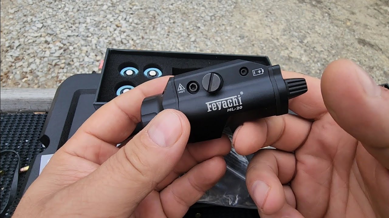 Feyachi HL-20 1000 Lumen Pistol Light Review & Shoot