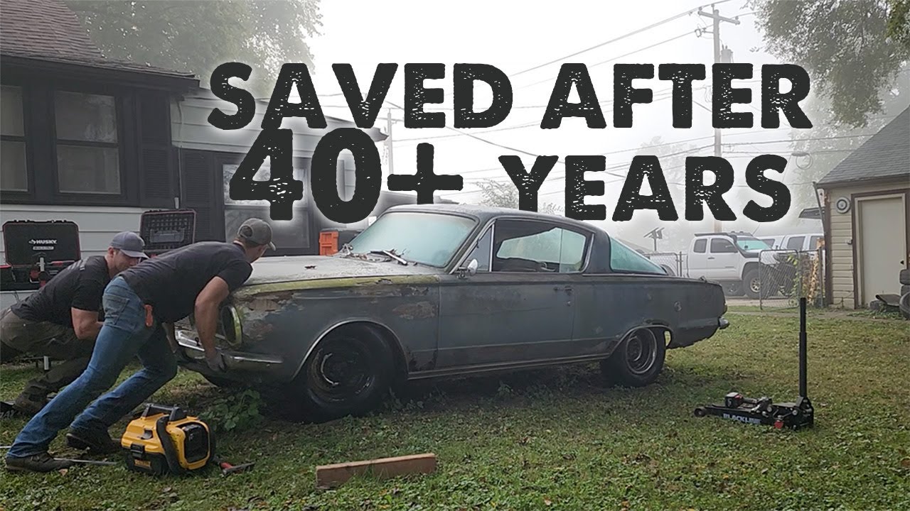 We SAVED this FORGOTTEN ’64 Barracuda That Was STUCK for DECADES