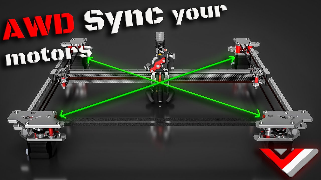 AWD motor sync -3D printer - VzBoT