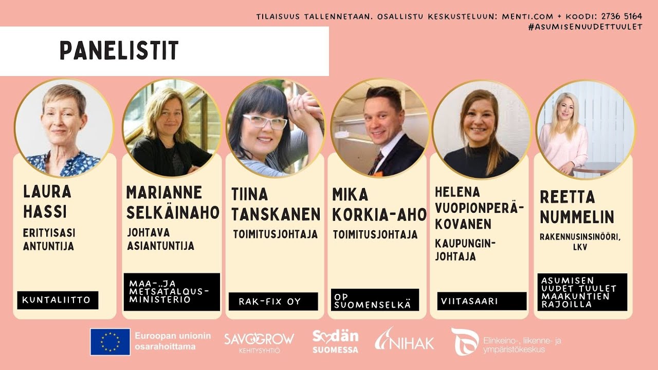 Paneelikeskustelu: Suoraa puhetta asuntorahoituksen kipupisteist&auml;