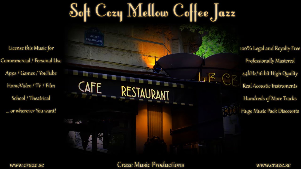 Soft Cozy Mellow Coffee Jazz - Smooth Jazz - www.craze.se