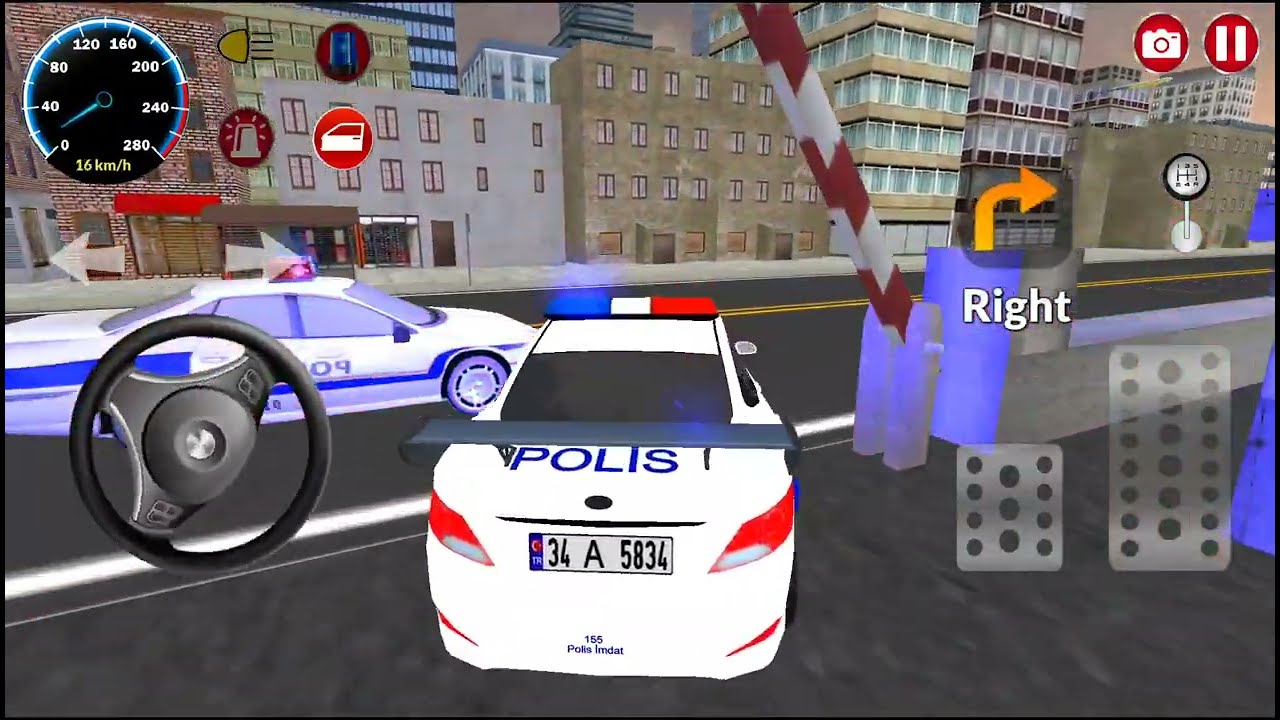 Real Police Car Driving - Police Car Mission Mode - Car driving Learning 3D gameplay p2 Level 6-10