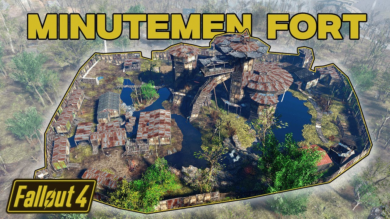FALLOUT 4 | The ULTIMATE Minutemen Stronghold – No Raider Will Survive #fallout4 #fallout #fallout76