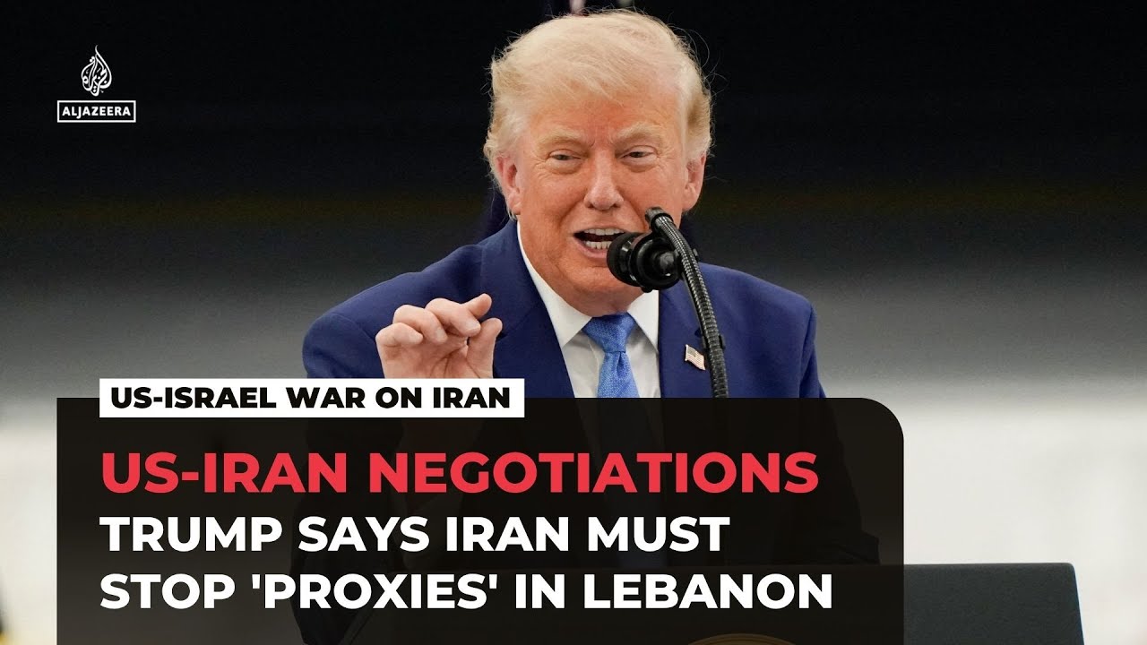 Trump says Iran must stop &lsquo;proxies&rsquo; in Lebanon or US will hit Iran 'very hard again'