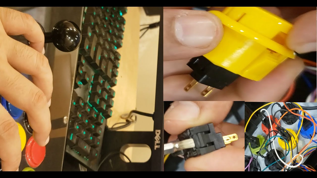 Sanwa Hori Kuro Button Switch Easy Repair Guide(Keyboard also)