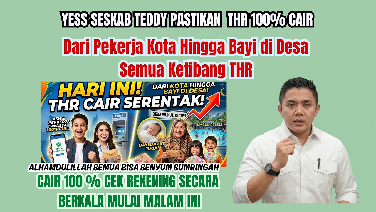 THR 2026 Cair Serentak! Nikmati Bonus Lebaran untuk Pekerja, PNS, dan Keluarga Desa