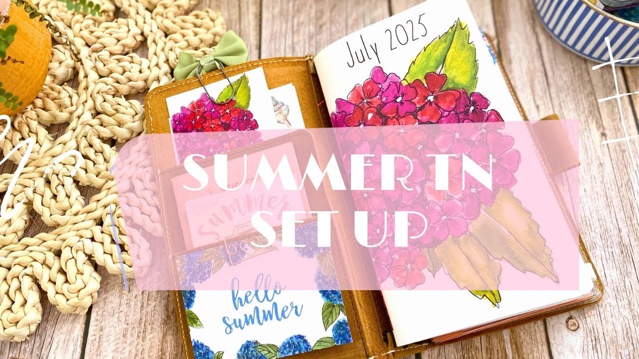 Juli ☀️Traveler’s Notebook set up für die  Sommerzeit| Planner Perfect, Traveler‘s Company 🇩🇪Deutsch