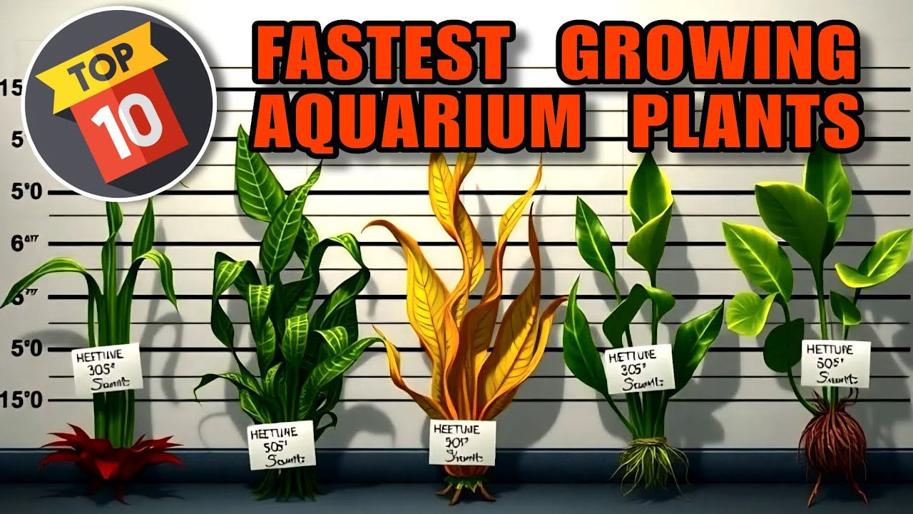 The Top Ten Fastest Growing Aquarium Plants! Remove Nitrates & Ammonia The Easy & Natural Way!