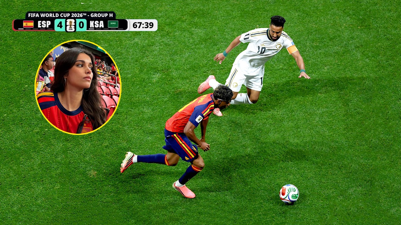 Lamine Yamal IMPRESSES his New Girlfriend vs Saudi Arabia (21/06/2026)
