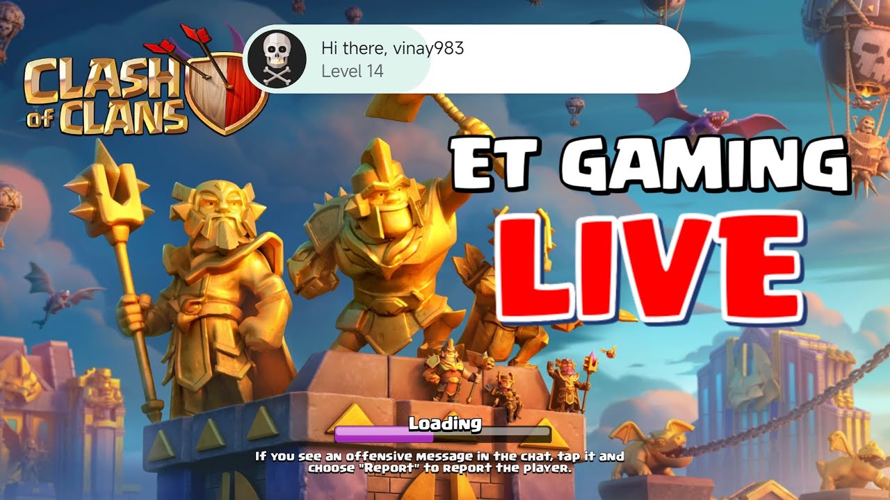 Clash of Clan Live Attack Gameplay Base visit
