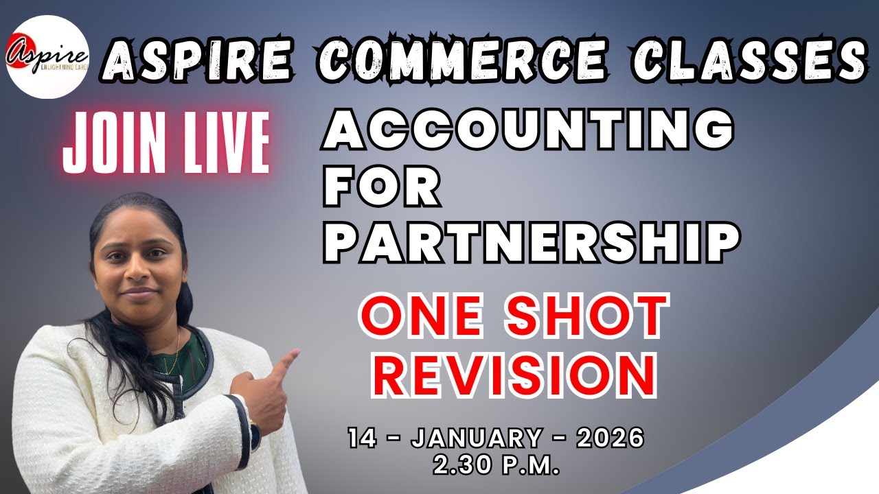 Accounting for Partnership | One Shot Revision | Live Class | Class 12 Accountancy | MP Board