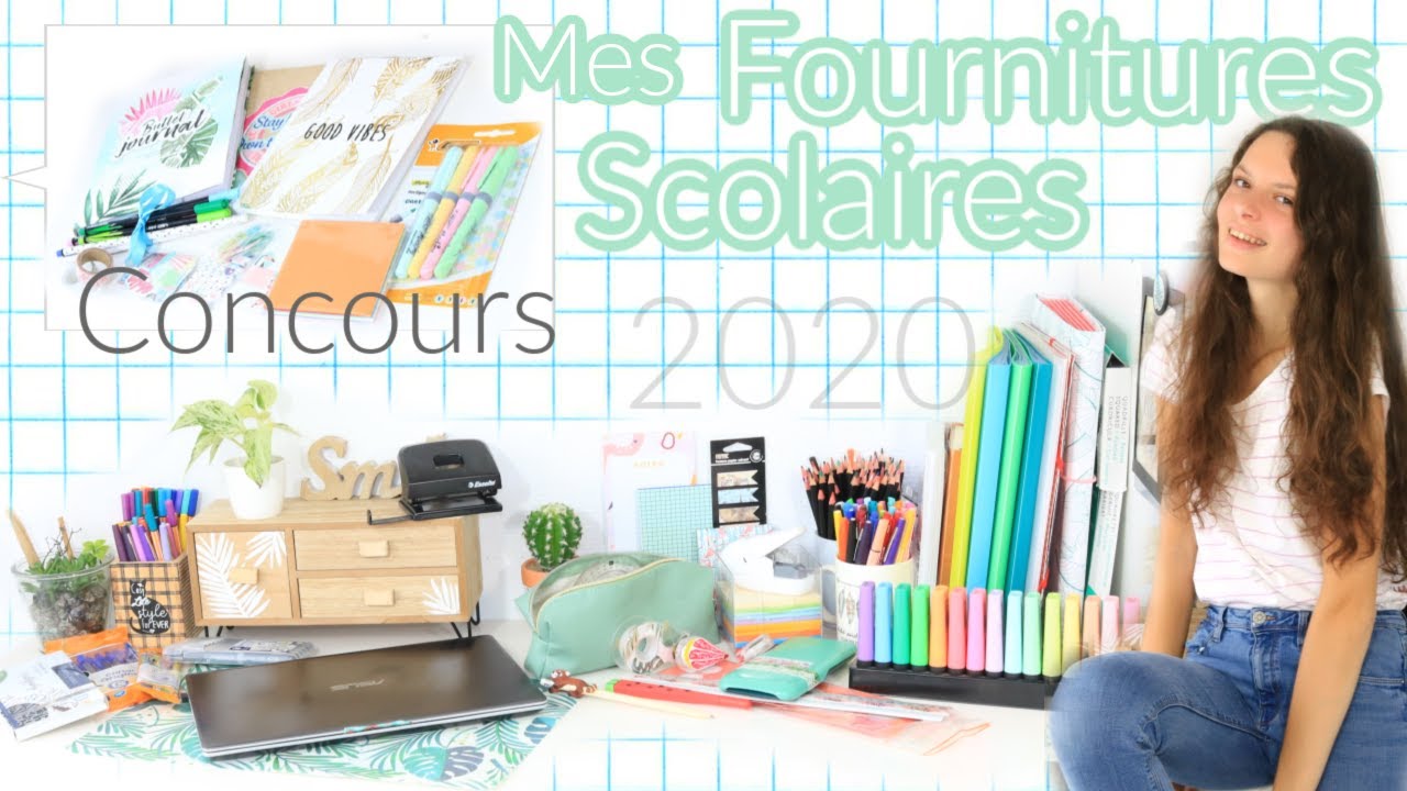 MES FOURNITURES SCOLAIRES 2020 ET CONCOURS | BACK TO SCHOOL