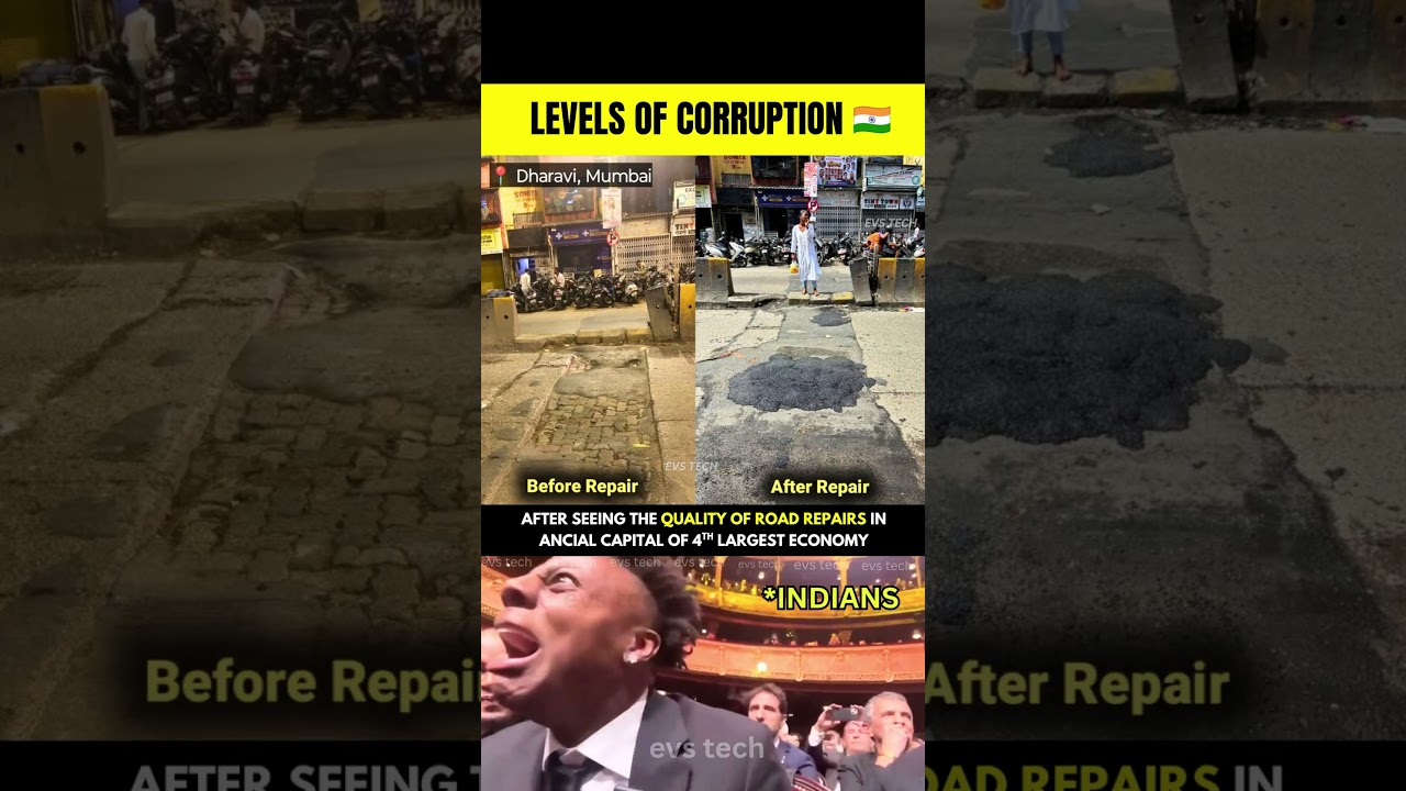 Mumbai Road Repairs Before vs After | Dharavi Potholes Exposed 🚧