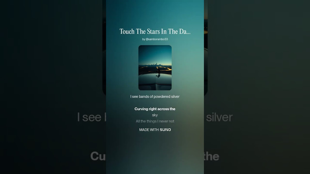 Touch the Stars In the Dark