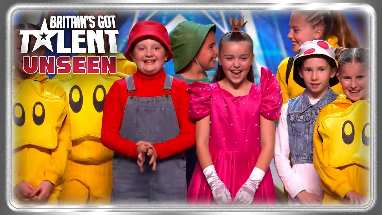 Fuego POWER-UP with RETRO ARCADE GAME-themed routine! | Auditions | BGT Unseen