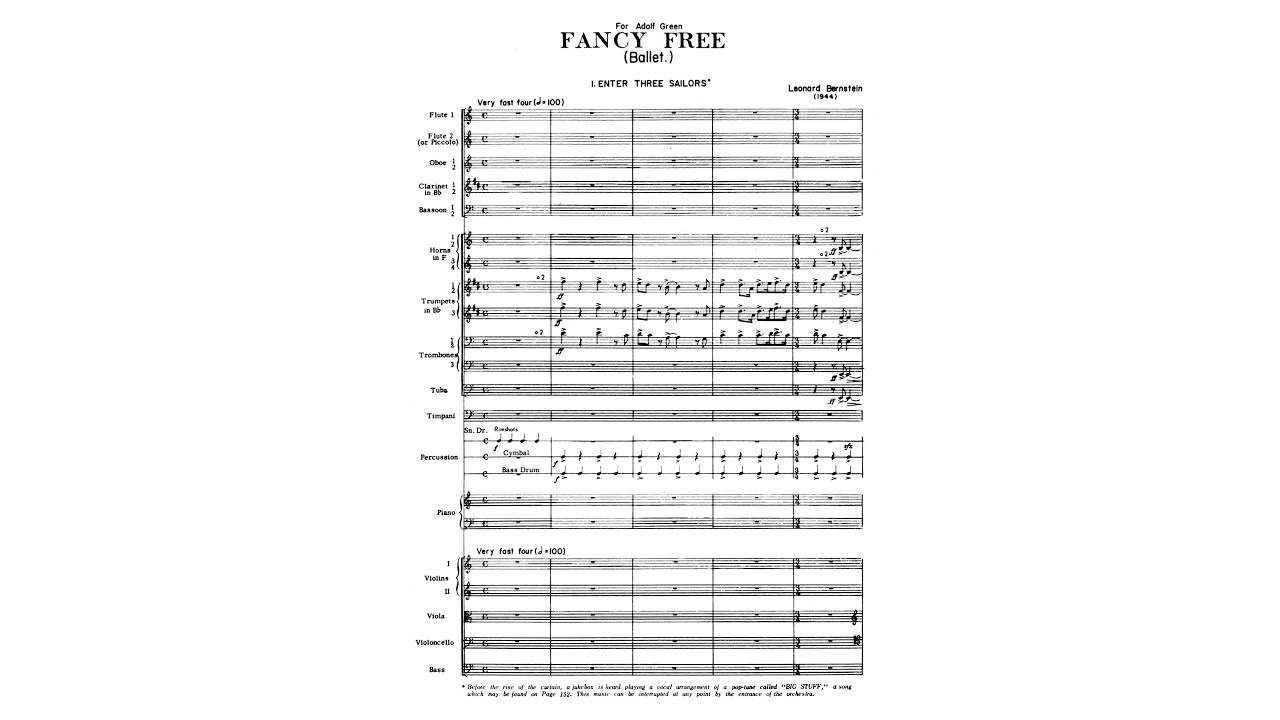 Leonard Bernstein: Fancy Free