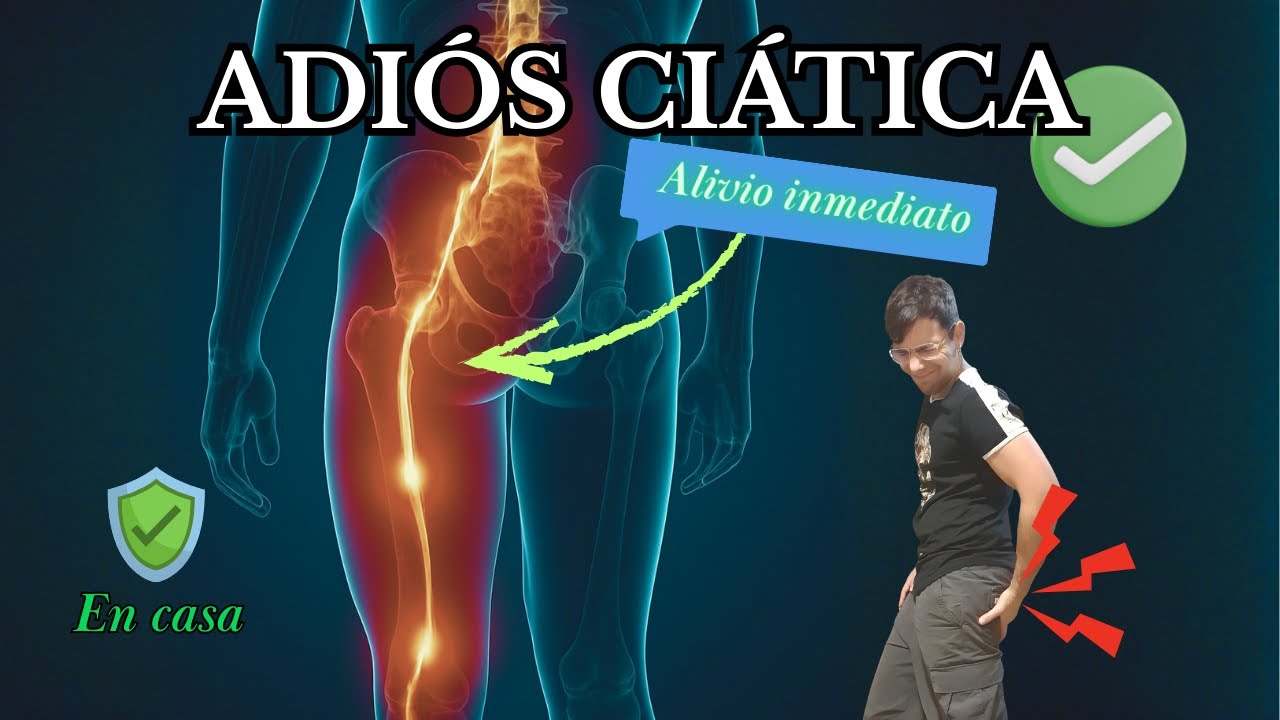CÓMO ALIVIAR EL DOLOR CIÁTICO según la EVIDENCIA | HEALTH COACH te enseña los EJERCICIOS