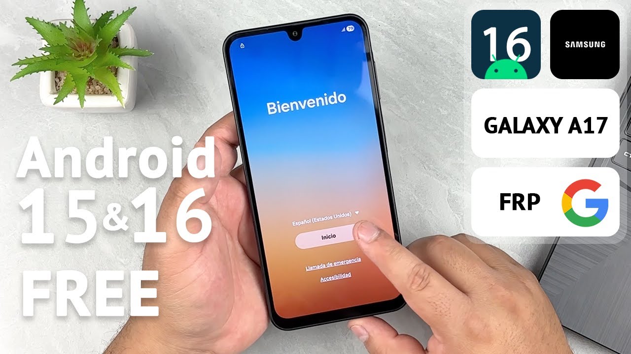 Eliminar Cuenta de Google Samsung Galaxy A17 | Android 15 & 16