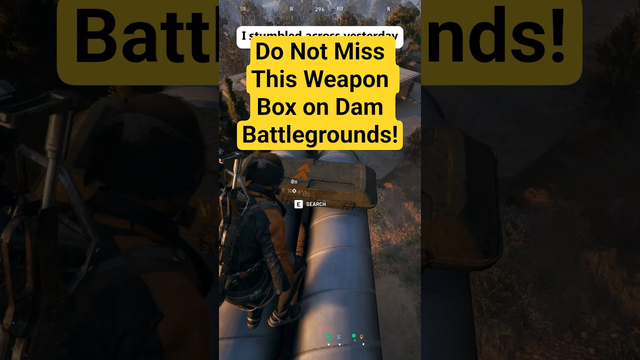 Sneaky Weapon Box Location on Arc Raiders Dam Battlegrounds Map! 