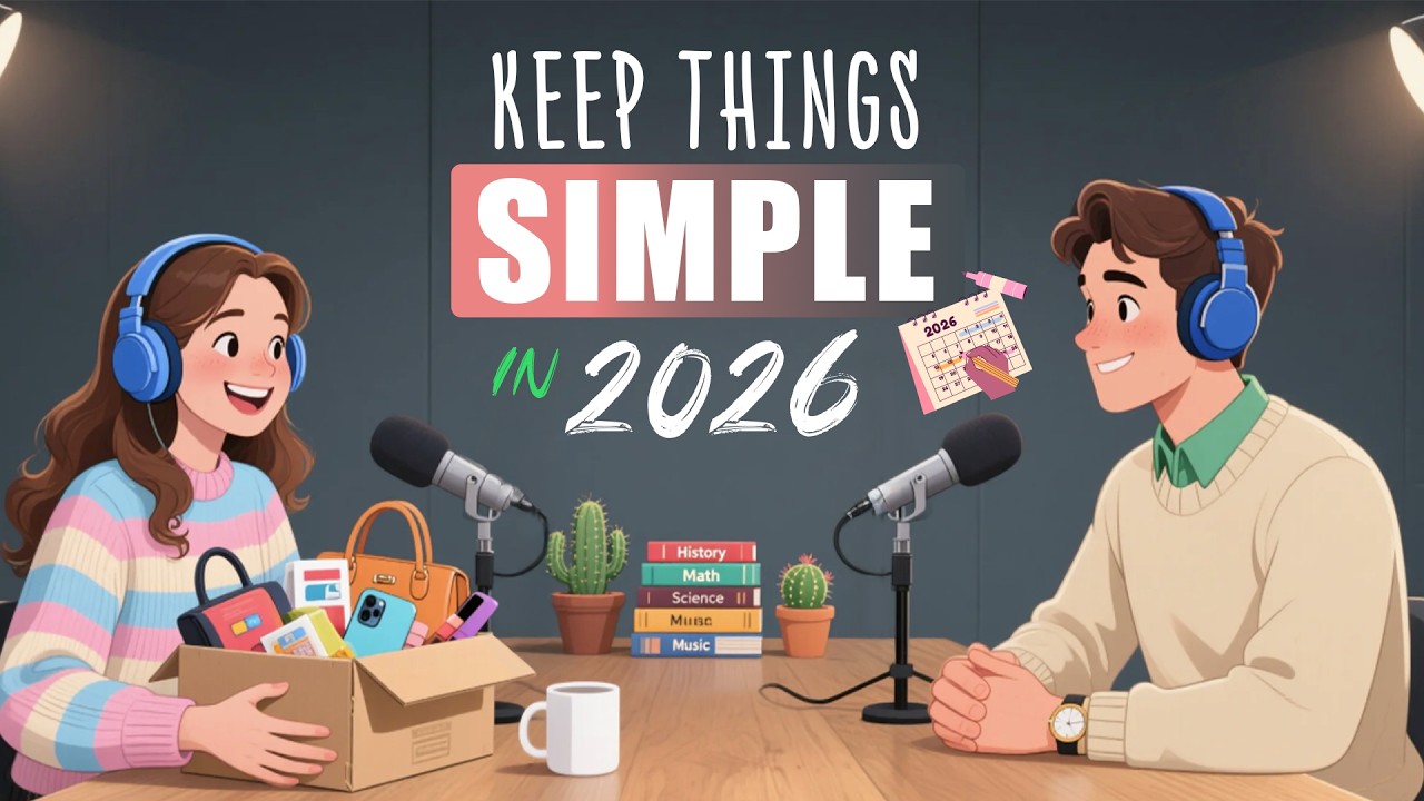 10 Minimalist Rules That Changed My Life | Daily English Conversations for English Podcast (A2-B1)