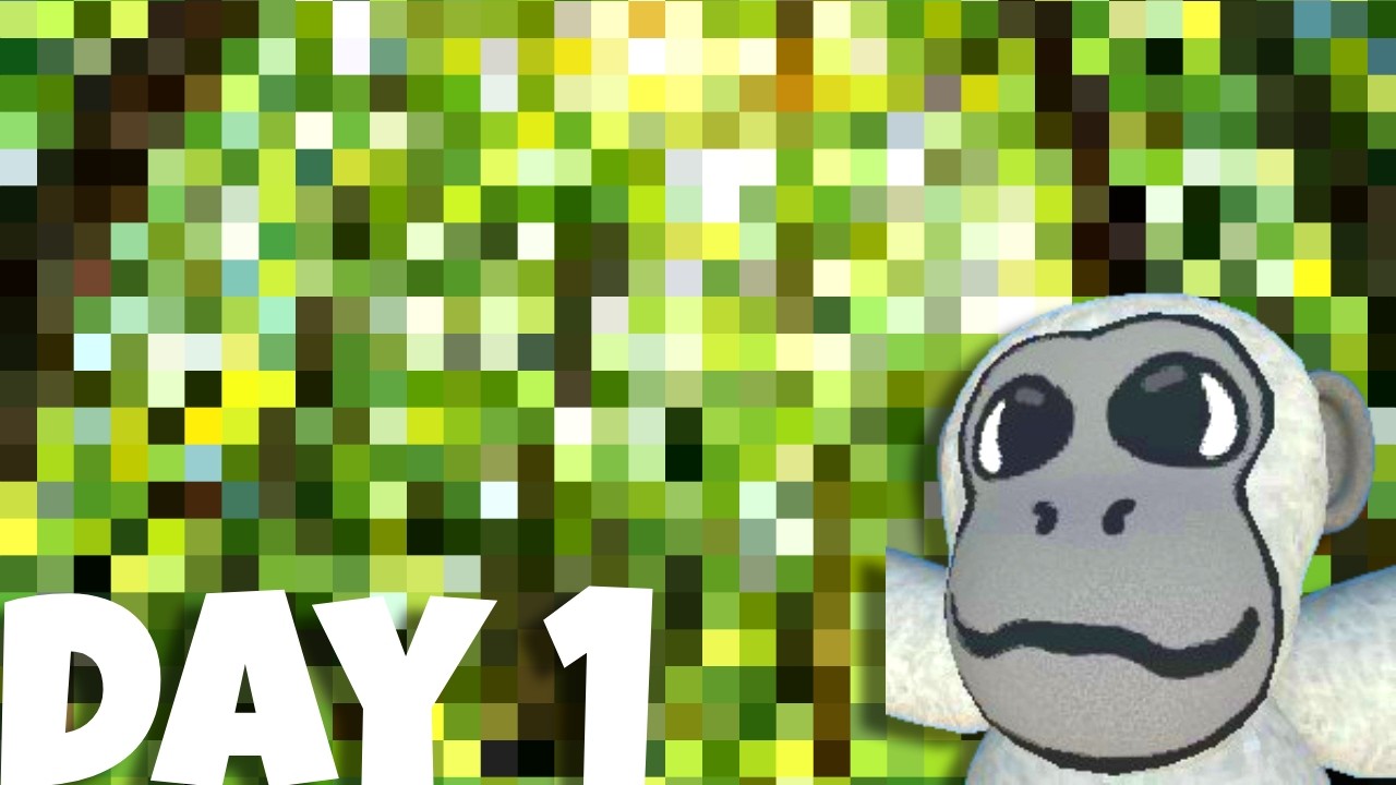 I made a Gorilla Tag fangame! | Day1