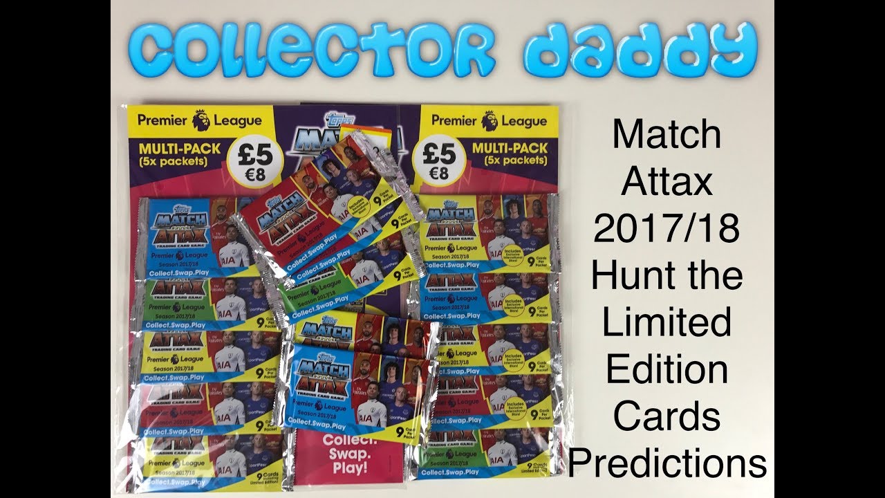 Match Attax 2017/18 Hunt the Limited Edition card predictions
