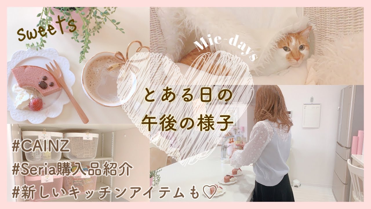 63. [vlog]とあるの午後の様子/お家時間♡/ときどき猫
