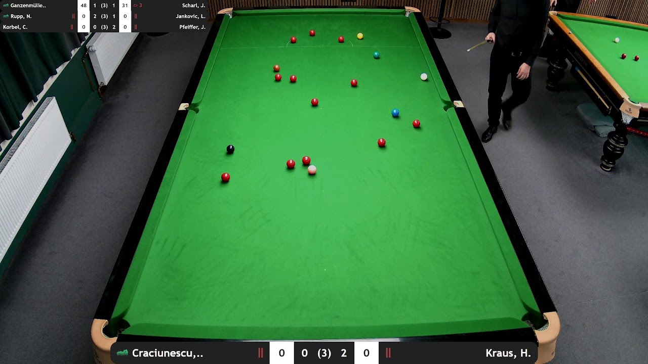 Bezirksmeisterschaft Snooker Nordbayern Herren 2025/26 Tisch 3