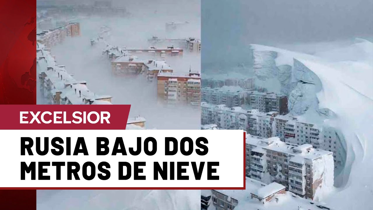 Nevadas hist&oacute;ricas dejan dos muertos y paralizan Kamchatka, Rusia