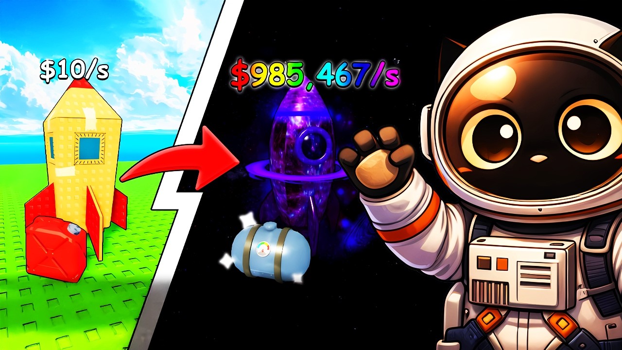 Buduję Rakietę i Lecę Coraz Wyżej w Robloxie 🚀