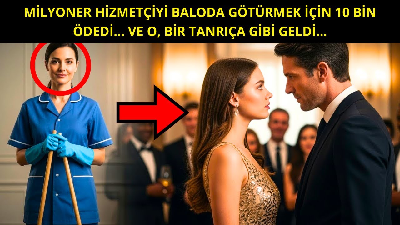 MİLYONER, HİZMETÇİSİNİ BALODA GÖTÜRMEK İÇİN 10 BİN ÖDEDİ… VE HERKES ONU SEYRETTİ!
