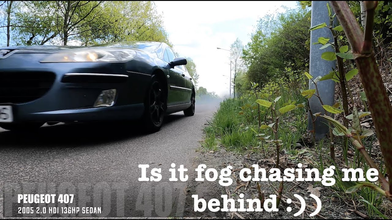 2005 Peugeot 407 2.0HDI 136 HP SEDAN |  POV Test Drive | Engine failure