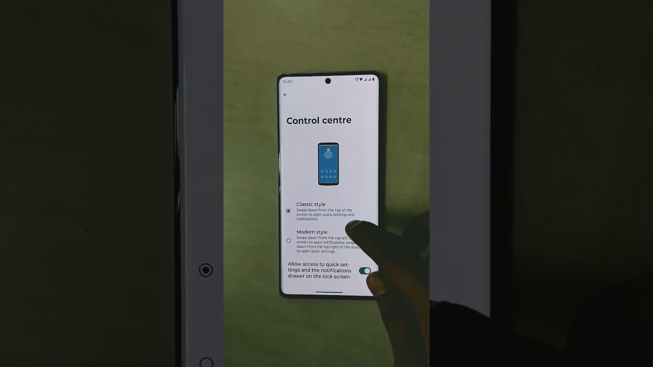 Moto Edge 50 fusion  new control centre #smartphone