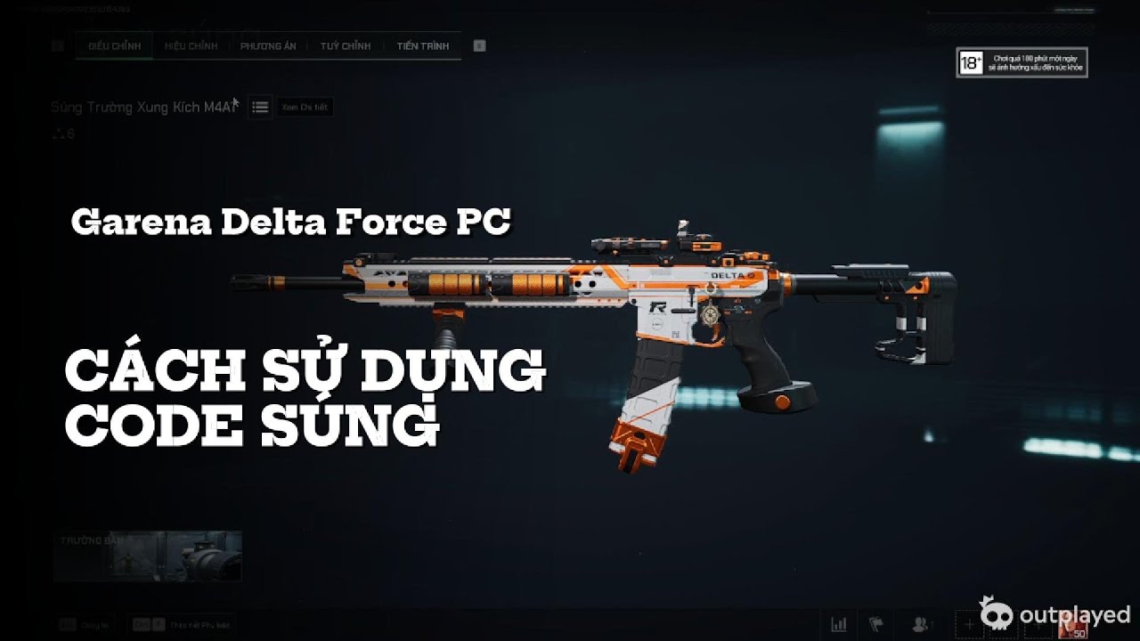 #Garenadeltaforcevn : C&aacute;ch sử dụng Code s&uacute;ng