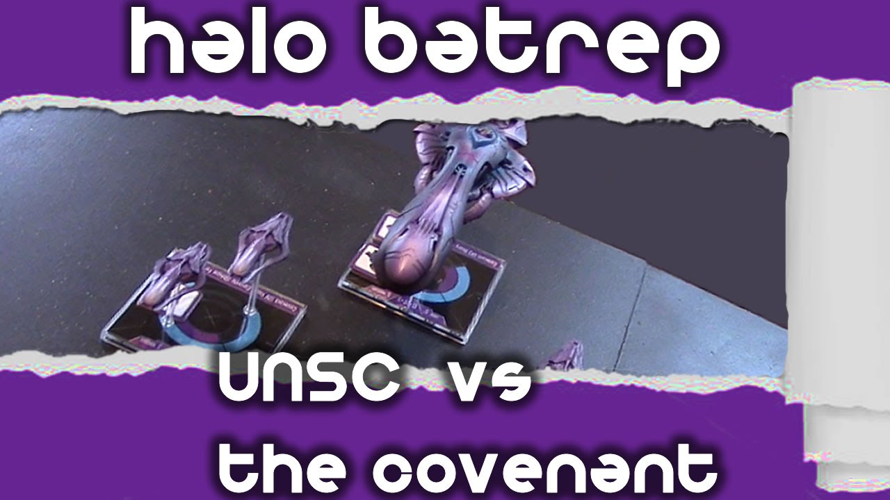 Halo Fleet Battles Bat Rep &mdash; UNSC против Ковенанта