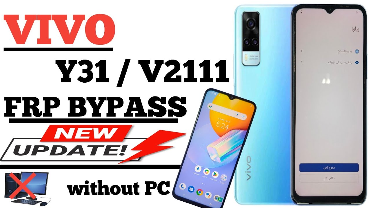 Vivo Y31 Frp Bypass |VivoY31(V2036) Google Account Remove latest Security Android 11 Without PC✅