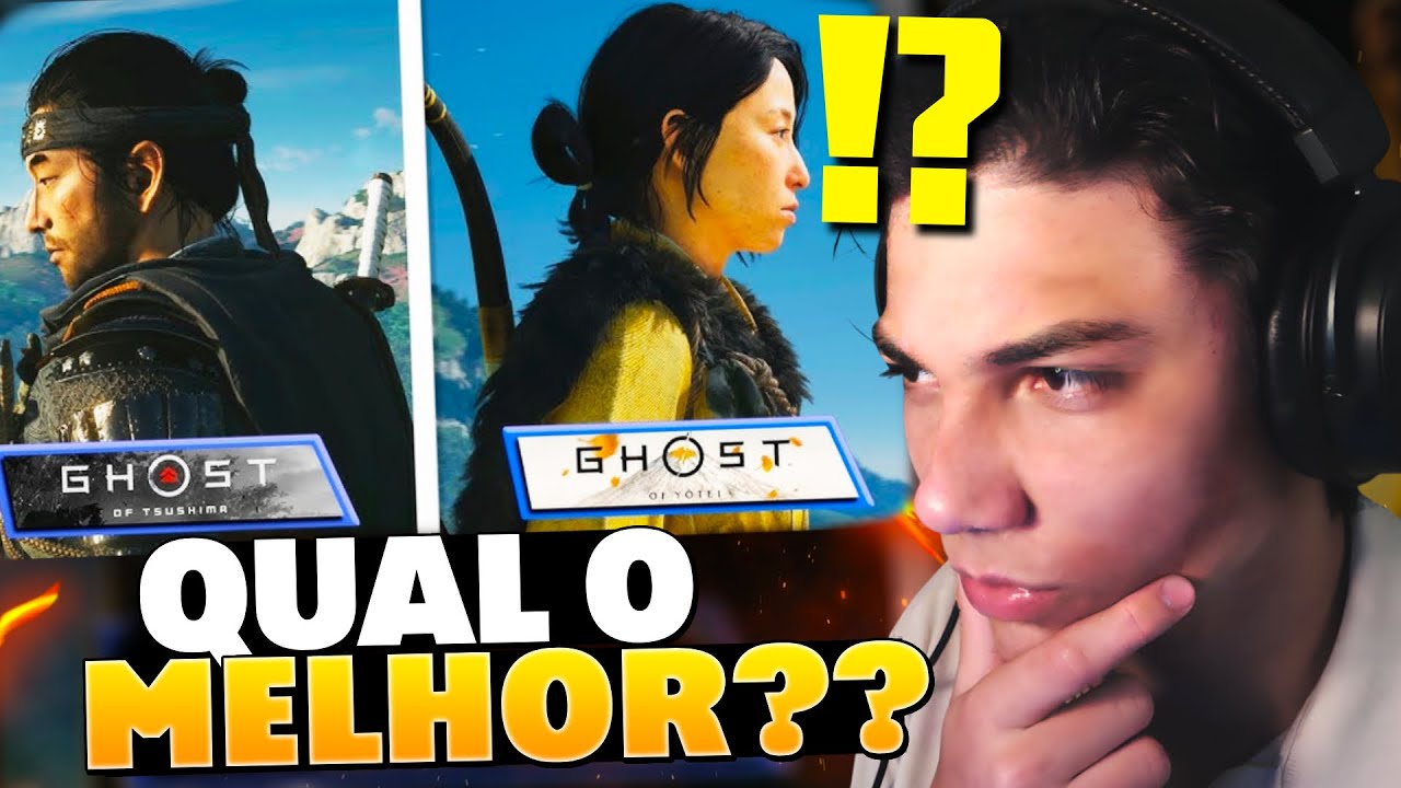 GHOST OF TSUSHIMA VS GHOST OF YŌTEI | COMPARAÇÃO GRÁFICA DETALHADA – Quem vence?