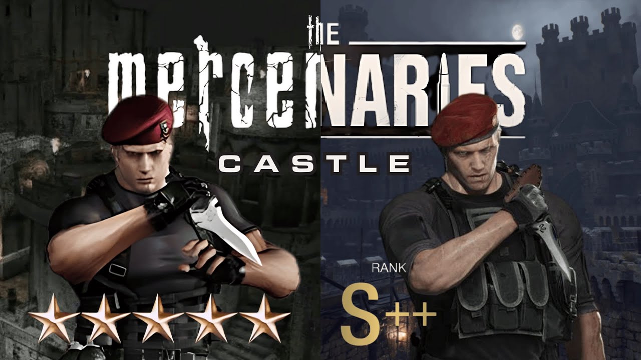 Resident Evil 4: The Mercenaries (2005 & 2023) - KRAUSER 5 Stars & S++ Rank - CASTLE