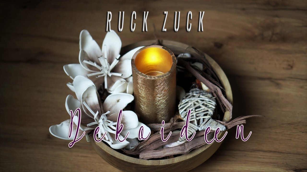 Ruck Zuck Dekoideen DIY  | Schnelle, einfache & variable Dekorationstipps